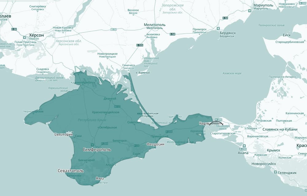 Маршруты перевозок по Крыму